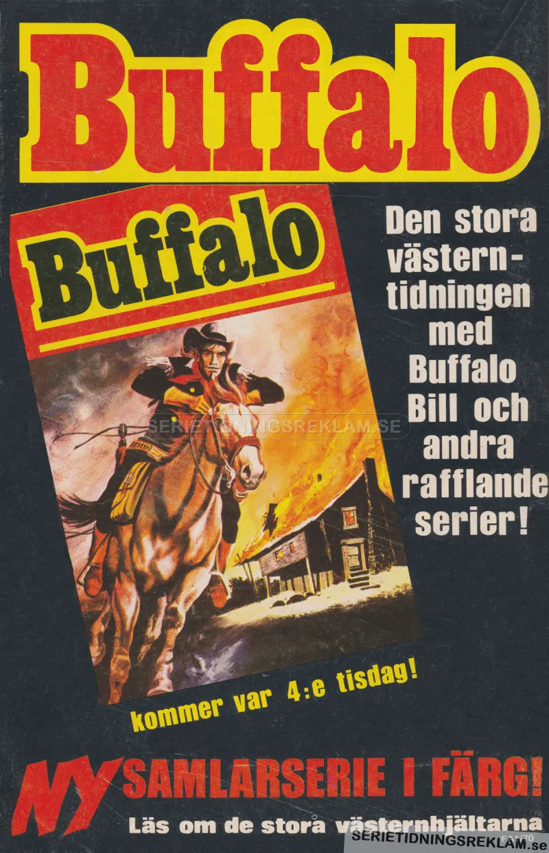 Reklam för tidningen Buffalo