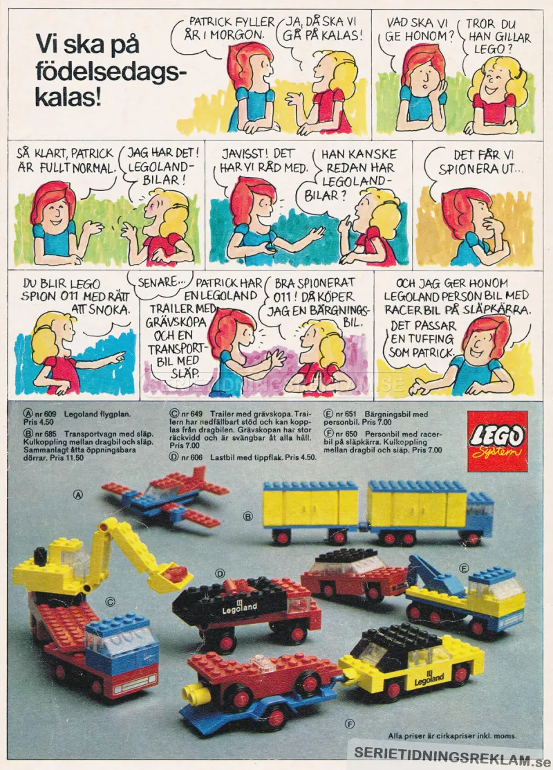 Reklam för LEGO
