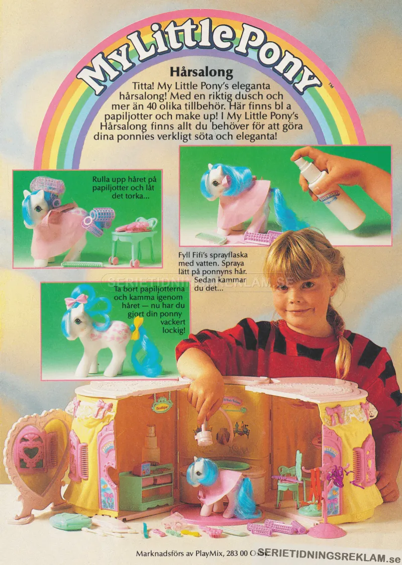 Reklam för My Little Pony från BRIO Playmix