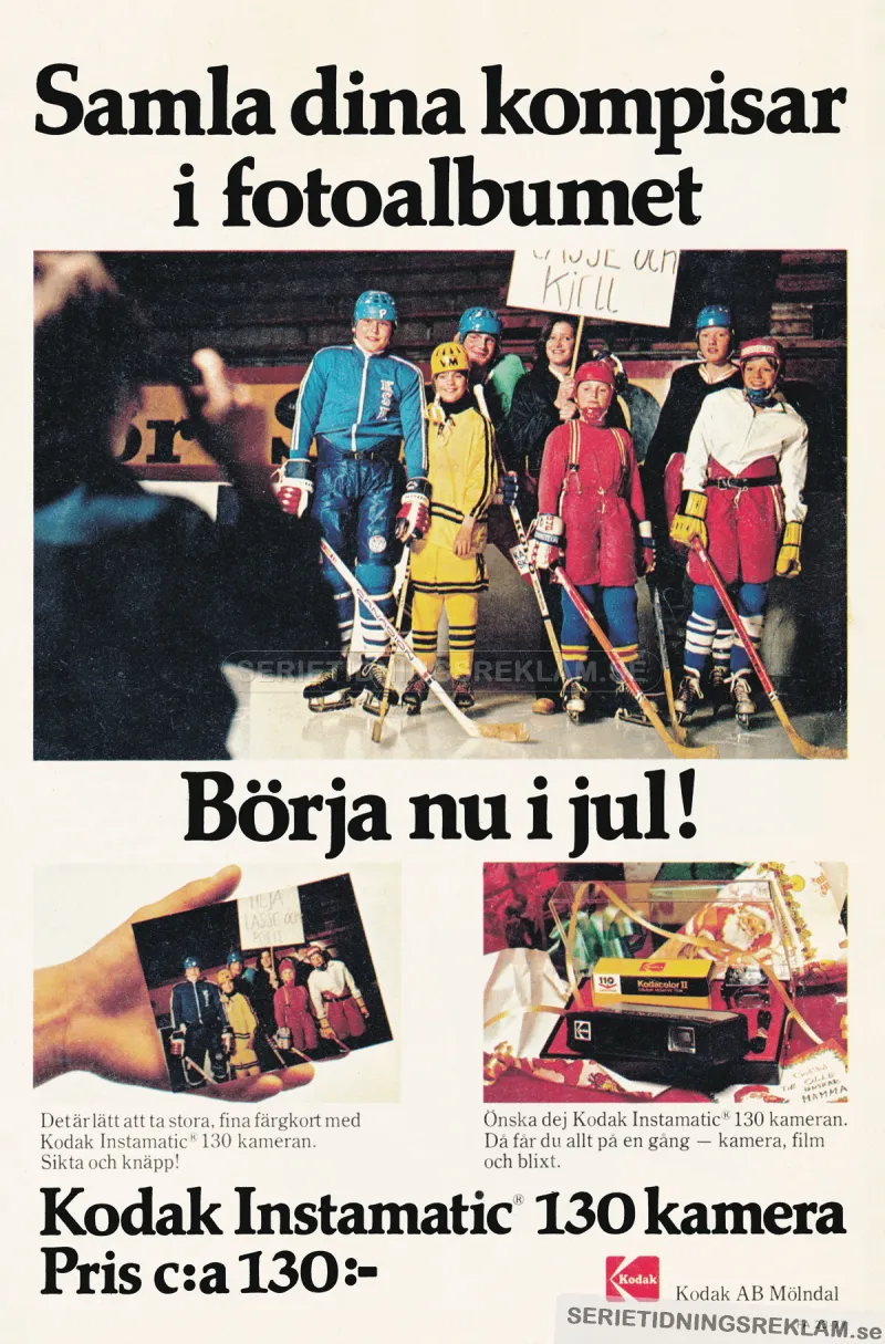 Reklam för kameran Kodak Instamatic