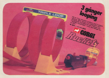 Reklam för Triple Loop från Corgi Rockets