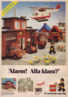 Reklam för LEGOs nya brandstation