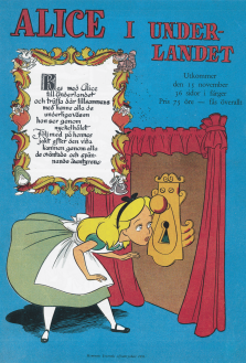 Reklam för specialnumret "Alice i underlandet"