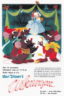 Reklam för ett specialnummer i Kalle Anka: Askungen