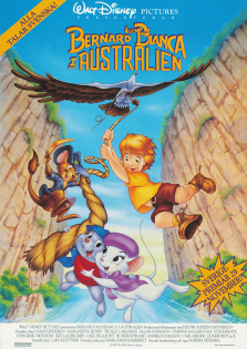 Reklam för biofilmenBernard & Bianca i Australien