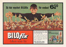 Reklam för leksaken Bilofix