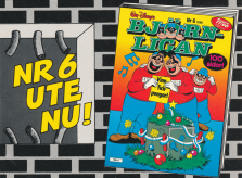 Internreklam för seriepocketen Björnligan