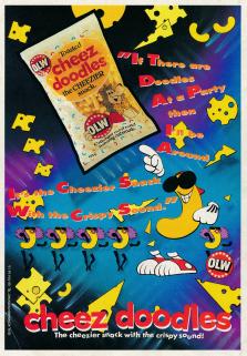 Reklam för Cheez Doodles från OLW