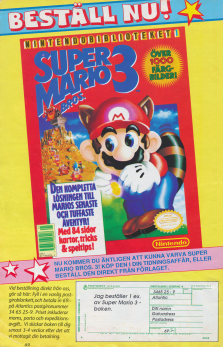 Reklam för boken Nintendobiblioteket 1: Super Mario Bros. 3
