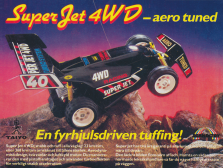 Reklam för en radiostyrd bil från Taiyo