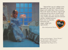 Reklam för dockan Sindy från Wigart & Co