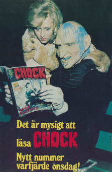 Reklam för tidningen Chock