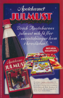 Reklam för Apotekarnes julmust