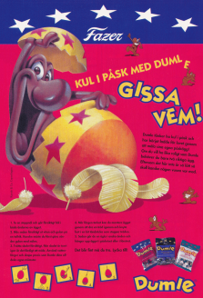 Reklam för Dumle i påsktider