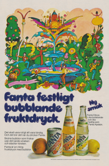 Sagolik annons för Fanta och dess nya smak Fanta Citron