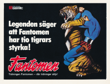 Reklam för serietidningen Fantomen