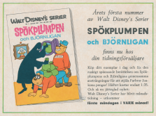 Annons för tidningen Walt Disneys Serier