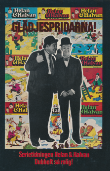 Reklam för serietidningen Helan & Halvan