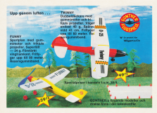 Annons för modellflygplan från Günthers flugspiele