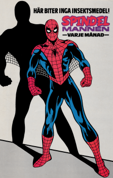 Internreklam för tidningen Spindelmannen