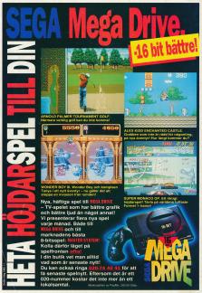 Annons för SEGA Mega Drive