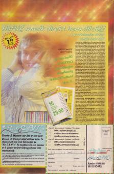 Reklam för musikkassetten Country & Western som gick att beställa hem via posten