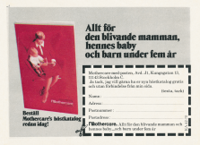 Reklam för Mothercare postorderkatalog