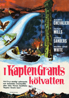 Annons för filmen "I kapten Grants kölvatten" från Disney