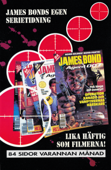 Annons för serietidningen James Bond Agent 007