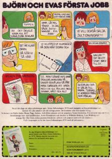 Serieannons om Björn och Evas första jobb - som är att sälja jultidningar