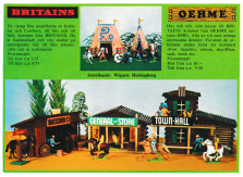 Reklam för Vilda Västern-leksaker från Wigarts Helsingborg