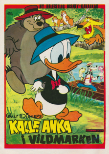 Reklam för biofilmen Kalle Anka i vildmarken