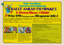 Annons för korta Disney-filmer i Super8-format