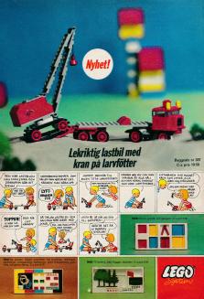 Annons för LEGO från 1969