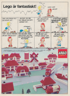 Reklam i serieform för LEGO