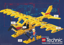 Reklam för ett flygplan från LEGO Technic