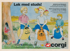 Reklam för stora studsbollar som man kan sitta på och hoppa runt
