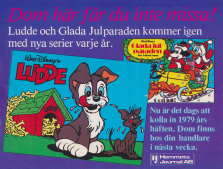 Reklam för två julseriealbum från Disney