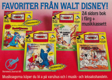 Reklam för musiksagor från Walt Disney