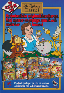 Reklam för Walt Disney Classics - musiksagor på CD