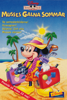 Reklam för videofilmen Musses Galna Sommar
