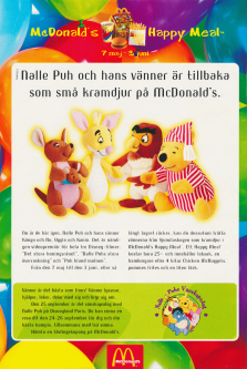 Reklam för Happy Meal från McDonald's