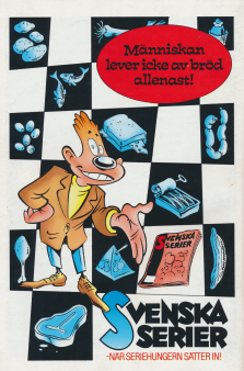 Reklam för serietidningen Svenska Serier