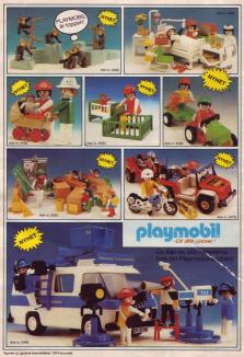 En myriad av produkter visar upp nyheter från leksaksproducenten Playmobil