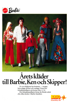 Reklam för nya kläder i Barbie-serien