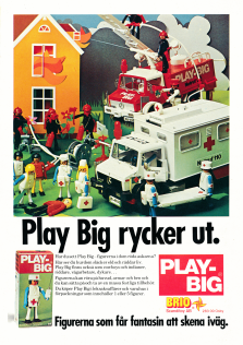 Annons för leksaker från Play Big