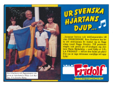 Reklam för Lilla Fridolfs önskeklubb