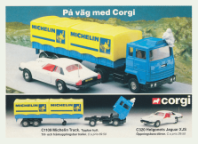 Reklam för leksaker från Corgi