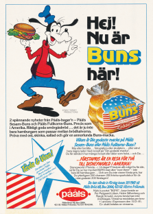 Med hjälp av Långben ska här säljas bröd till hamburgare från Pååls