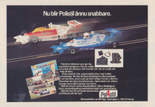 Reklam för bilbanan Polistil